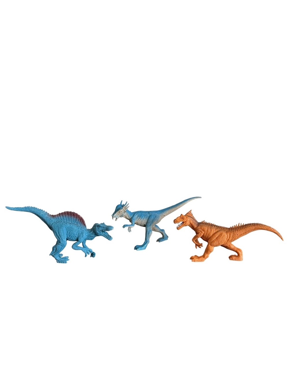 Boley Dinosaur Toy Figures Carnotaurus Spinosaurus Pachycephalosaurus 3pc